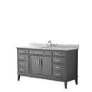 Margate 60 Inch Single Bathroom Vanity in Dark Gray - 4