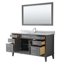 Margate 60 Inch Single Bathroom Vanity in Dark Gray - 15