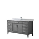 Margate 60 Inch Single Bathroom Vanity in Dark Gray - 11