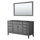 Margate 60 Inch Single Bathroom Vanity in Dark Gray - 2