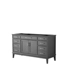Margate 60 Inch Single Bathroom Vanity in Dark Gray