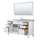 Margate 60 Inch Single Bathroom Vanity in White - 8