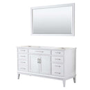 Margate 60 Inch Single Bathroom Vanity in White - 2