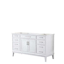 Margate 60 Inch Single Bathroom Vanity in White