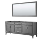 Margate 80 Inch Double Bathroom Vanity in Dark Gray - 2