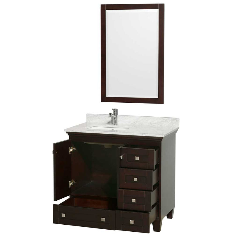 Acclaim 36 Inch Single Bathroom Vanity in Espresso - 26