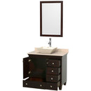 Acclaim 36 Inch Single Bathroom Vanity in Espresso - 6