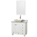 Acclaim 36 Inch Single Bathroom Vanity in White - 17