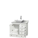 Acclaim 36 Inch Single Bathroom Vanity in White - 20
