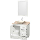 Acclaim 36 Inch Single Bathroom Vanity in White - 6