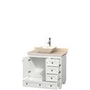 Acclaim 36 Inch Single Bathroom Vanity in White - 4