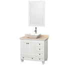 Acclaim 36 Inch Single Bathroom Vanity in White - 9
