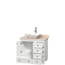 Acclaim 36 Inch Single Bathroom Vanity in White - 8