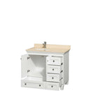 Acclaim 36 Inch Single Bathroom Vanity in White - 12