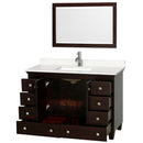 Acclaim 48 Inch Single Bathroom Vanity in Espresso - 19
