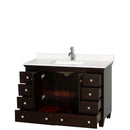 Acclaim 48 Inch Single Bathroom Vanity in Espresso - 16
