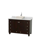 Acclaim 48 Inch Single Bathroom Vanity in Espresso - 22