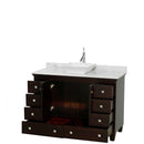 Acclaim 48 Inch Single Bathroom Vanity in Espresso - 27