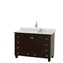 Acclaim 48 Inch Single Bathroom Vanity in Espresso - 26