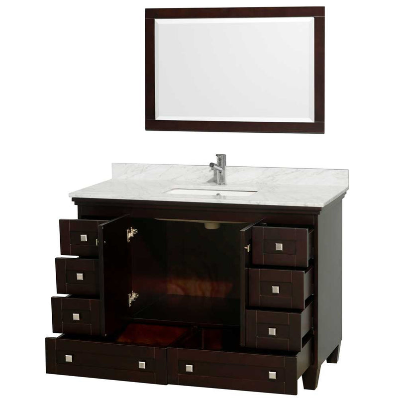 Acclaim 48 Inch Single Bathroom Vanity in Espresso - 33