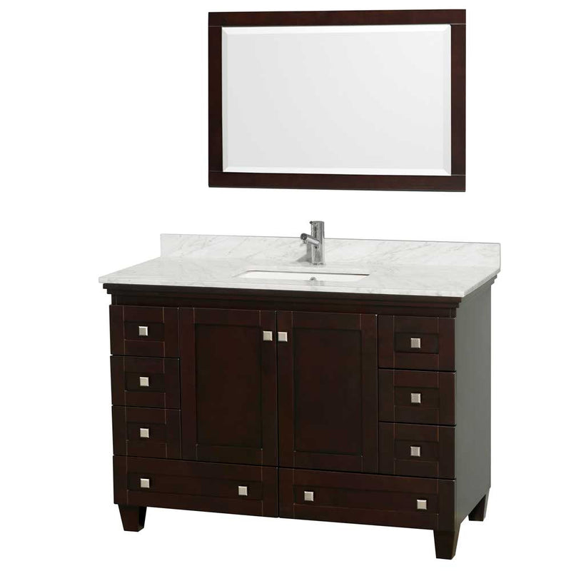 Acclaim 48 Inch Single Bathroom Vanity in Espresso - 32