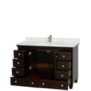Acclaim 48 Inch Single Bathroom Vanity in Espresso - 31