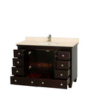 Acclaim 48 Inch Single Bathroom Vanity in Espresso - 12