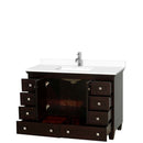 Acclaim 48 Inch Single Bathroom Vanity in Espresso - 35
