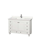 Acclaim 48 Inch Single Bathroom Vanity in White - 15