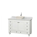 Acclaim 48 Inch Single Bathroom Vanity in White - 22