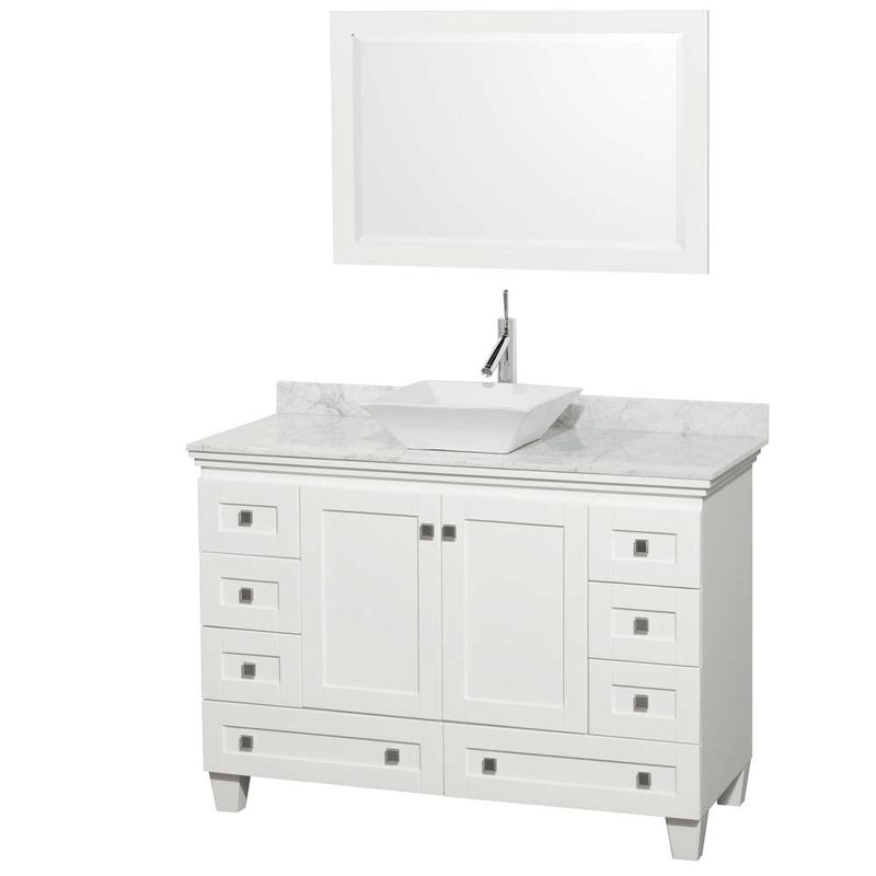 Acclaim 48 Inch Single Bathroom Vanity in White - 28