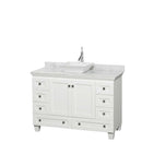 Acclaim 48 Inch Single Bathroom Vanity in White - 26
