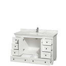 Acclaim 48 Inch Single Bathroom Vanity in White - 31