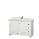 Acclaim 48 Inch Single Bathroom Vanity in White - 30