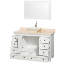 Acclaim 48 Inch Single Bathroom Vanity in White - 6
