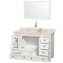 Acclaim 48 Inch Single Bathroom Vanity in White - 10