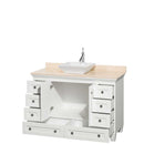 Acclaim 48 Inch Single Bathroom Vanity in White - 8