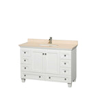 Acclaim 48 Inch Single Bathroom Vanity in White - 11