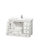 Acclaim 48 Inch Single Bathroom Vanity in White - 35