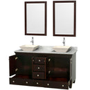 Acclaim 60 Inch Double Bathroom Vanity in Espresso - 25