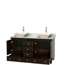 Acclaim 60 Inch Double Bathroom Vanity in Espresso - 23