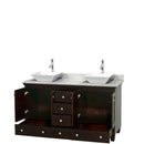 Acclaim 60 Inch Double Bathroom Vanity in Espresso - 27