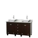 Acclaim 60 Inch Double Bathroom Vanity in Espresso - 26