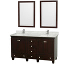 Acclaim 60 Inch Double Bathroom Vanity in Espresso - 32