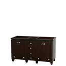 Acclaim 60 Inch Double Bathroom Vanity in Espresso