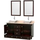 Acclaim 60 Inch Double Bathroom Vanity in Espresso - 10