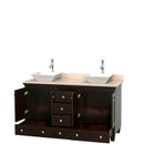 Acclaim 60 Inch Double Bathroom Vanity in Espresso - 8