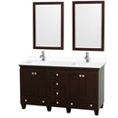 Acclaim 60 Inch Double Bathroom Vanity in Espresso - 37