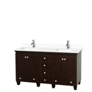 Acclaim 60 Inch Double Bathroom Vanity in Espresso - 34