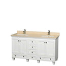 Acclaim 60 Inch Double Bathroom Vanity in White - 11